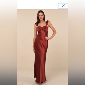 Lulu satin dress